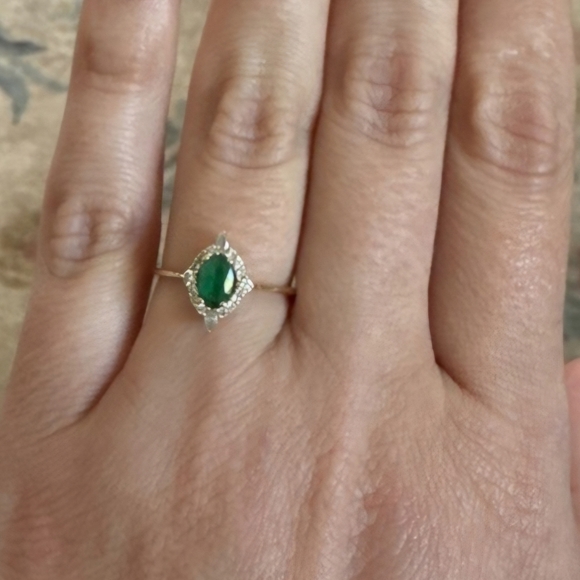 Ferko's Jewelry - Ferkos Solid Gold Emerald Ring